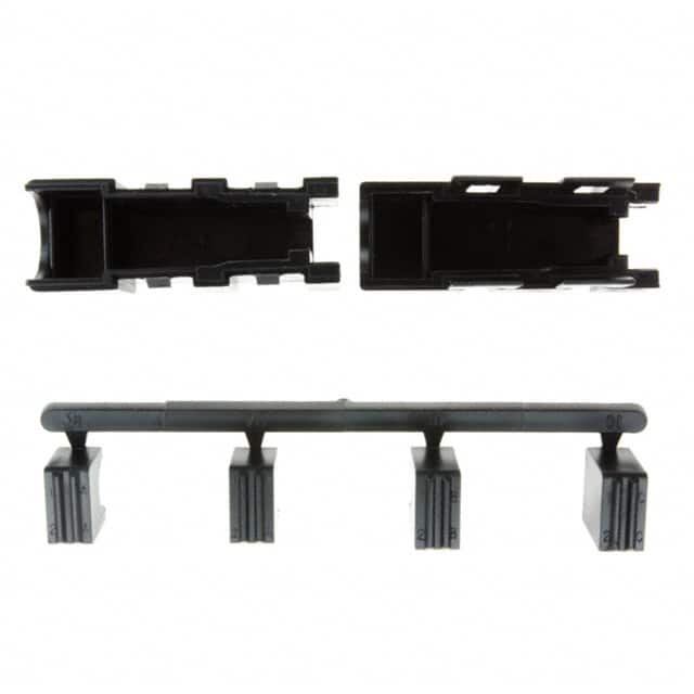 745553-1 CONN BACKSHELL 15POS 180DEG BLK