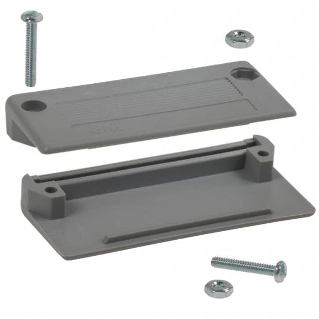 3485-2500F CONN BACKSHELL 50POS 180DEG GRAY
