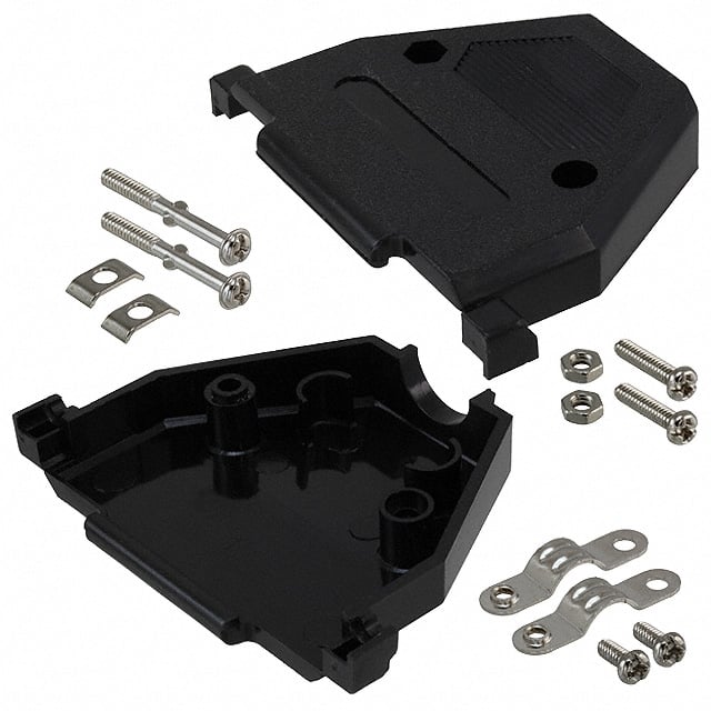 AGP 37 G-NEW CONN BACKSHELL 37POS 180DEG BLK