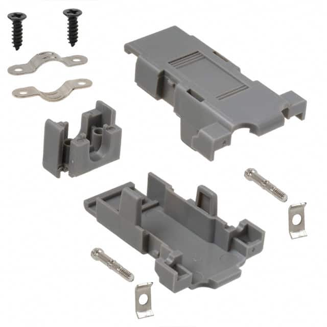 983-009-010R031 CONN BACKSHELL 9POS 180DEG GRAY