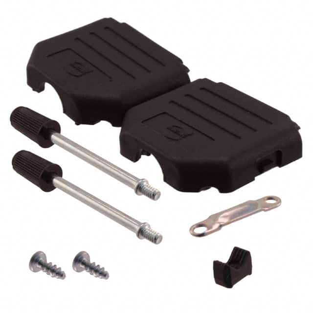 09670150424 CONN BACKSHELL 15POS 180DEG BLK