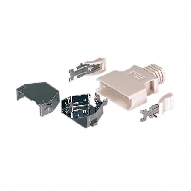 DX30M-26-CV(10) CONN BACKSHELL 26POS 180DEG SHLD