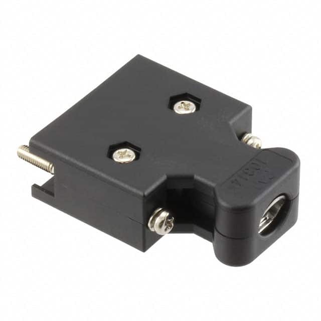 10314-52A0-008 CONN BACKSHELL 14POS 180DEG BLK