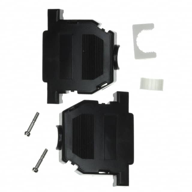 956-025-010R011 CONN BACKSHELL 25POS 180DEG BLK