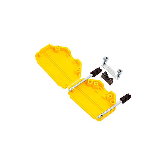ACOV-SUB-25NB17 CONN BACKSHELL 25POS 180DEG YLW