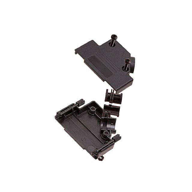 ACOV-SUB-25NB22 CONN BACKSHELL 25POS 45DEG BLACK