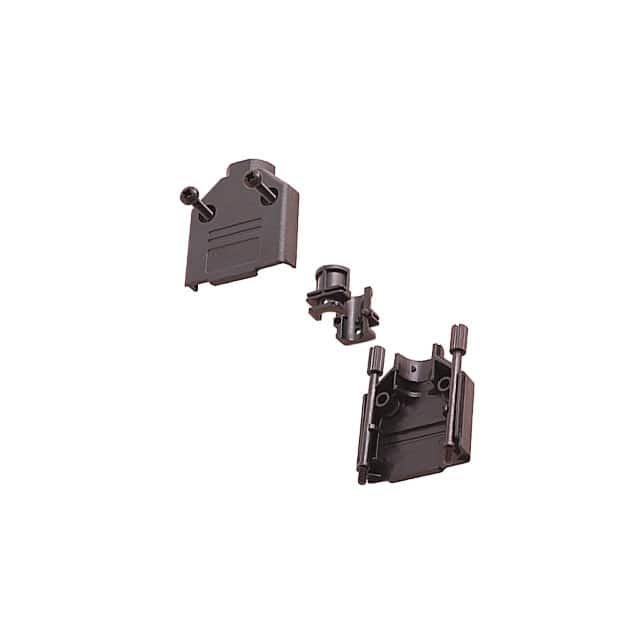 ACOV-SUB-09NB23 CONN BACKSHELL 9POS 180DEG BLACK