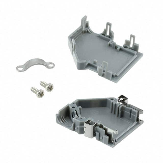 FI-20-CVS2(50) CONN BACKSHELL 20POS 90DEG GRAY