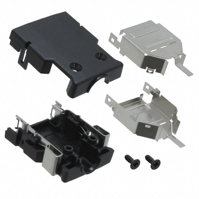 DH-17-CT1B CONN BACKSHELL 17POS 180DEG SHLD