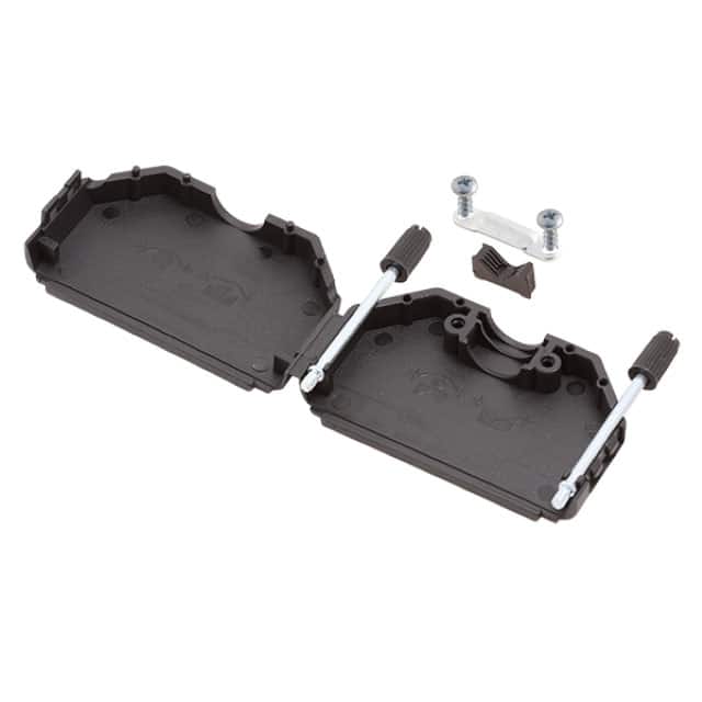 ACOV-SUB-50NB9 CONN BACKSHELL 50POS 180DEG BLK