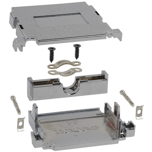 983-037-020R121 CONN BACKSHELL 37POS 180DEG SHLD