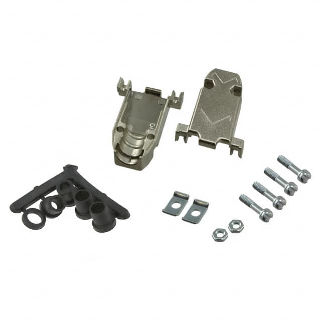 3357-6209-1C CONN BACKSHELL 9POS 180DEG SHLD