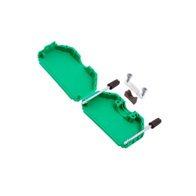 ACOV-SUB-50NB18 CONN BACKSHELL 50P 180DEG GREEN