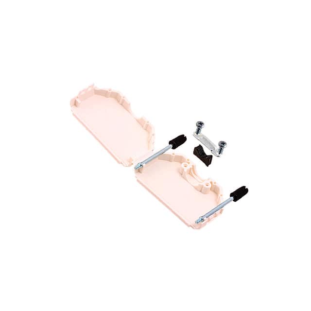 ACOV-SUB-50NB19 CONN BACKSHELL 50POS 180DEG WHT