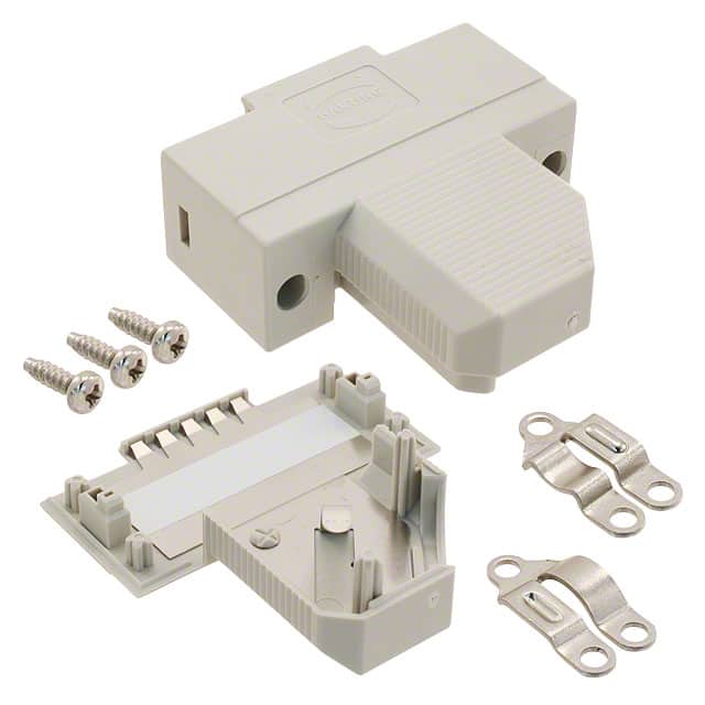09670150573 CONN BACKSHELL 15POS 45DEG SHLD