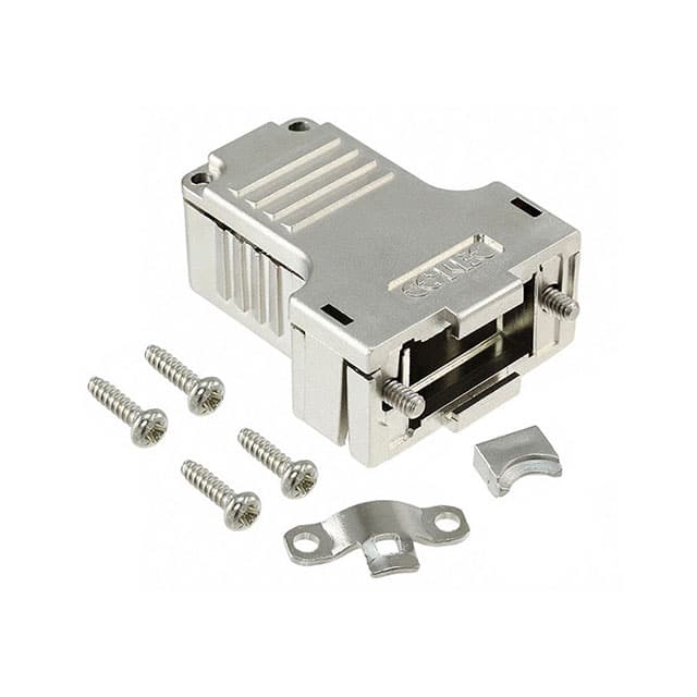 165X13469X CONN BACKSHELL 9POS 180DEG SHLD