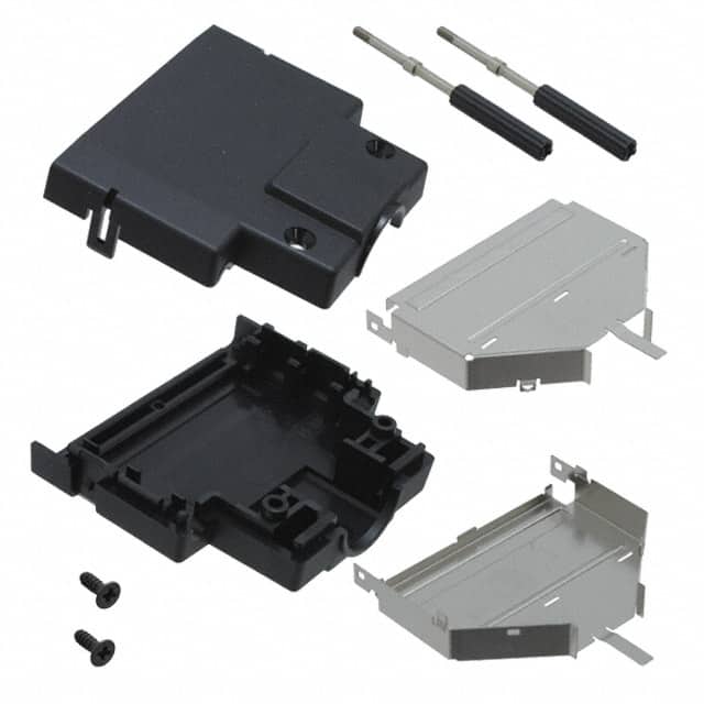 DH-51-CV2B CONN BACKSHELL 51POS 180DEG SHLD