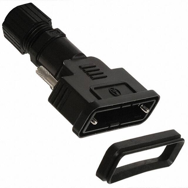 A-HOOD-25/44 CONN BACKSHELL 25POS 180DEG BLK