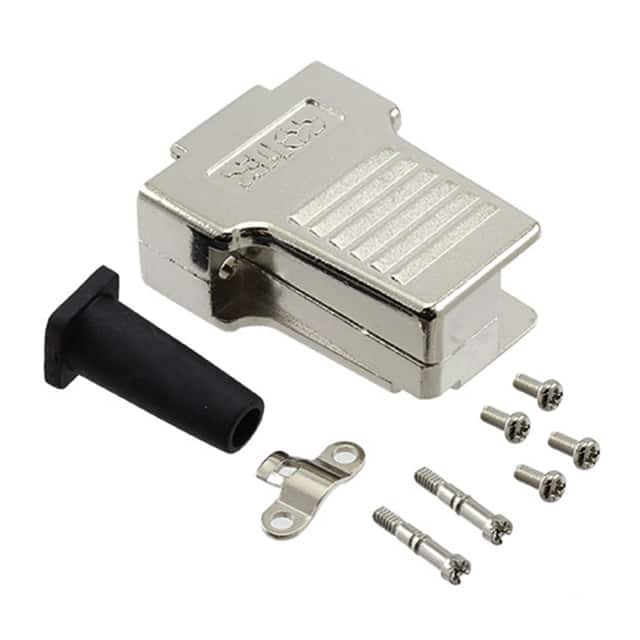 165X17559X CONN BACKSHELL 9POS 45DEG SHLD