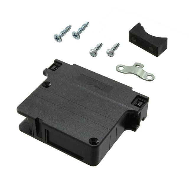 1731110100 CONN BACKSHELL 37POS 70DEG BLACK