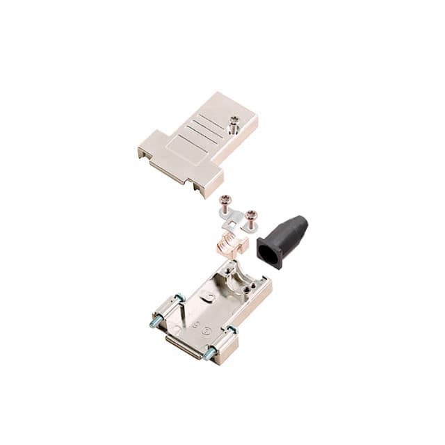 ACOV-SUB-09MB37 CONN BACKSHELL 9P 45DEG SHLD SLV