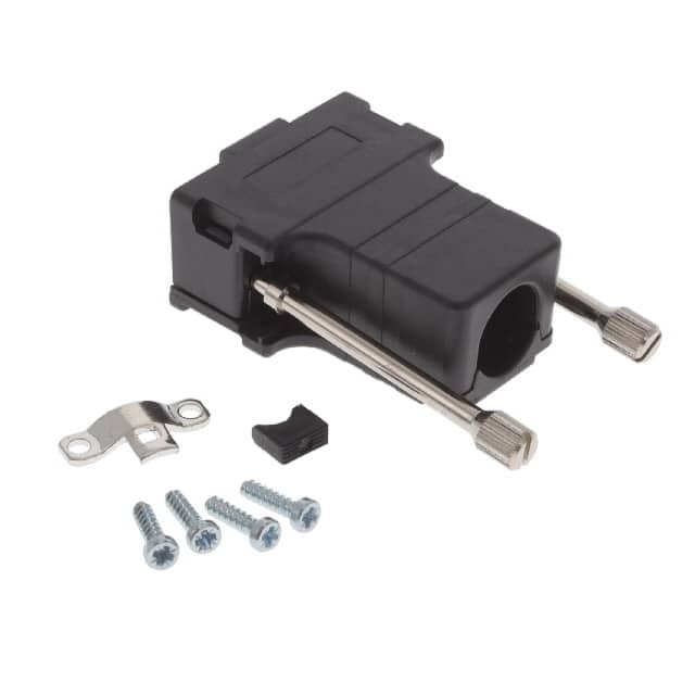 1731110122 CONN BACKSHELL 9POS 180DEG BLACK