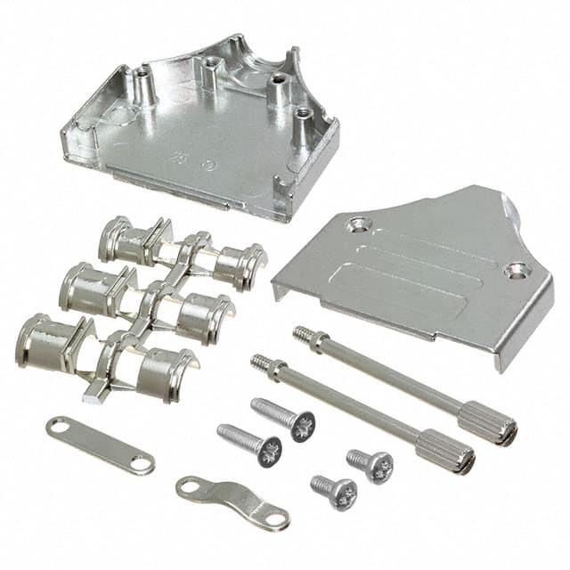 ACOV-SUB-25MB26 CONN BACKSHELL 25POS 180DEG SHLD