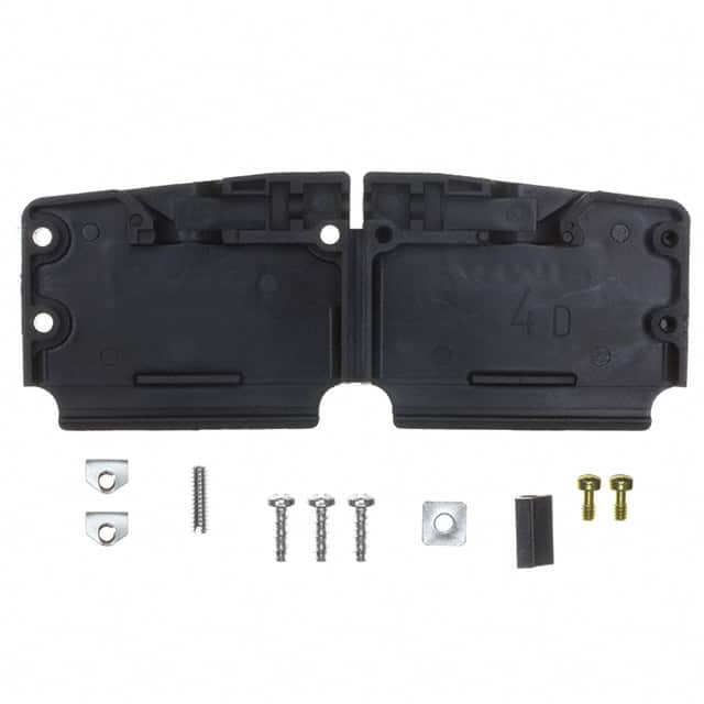 5206478-4 CONN BACKSHELL 37P 45/180DEG BLK