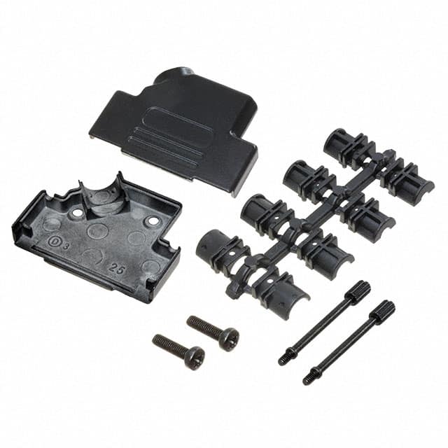 ACOV-SUB-25MB25 CONN BACKSHELL 25POS 45DEG SHLD