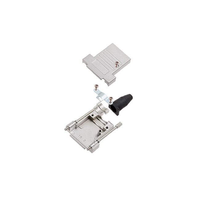 ACOV-SUB-15MB36 CONN BACKSHELL 15POS 180DEG SHLD
