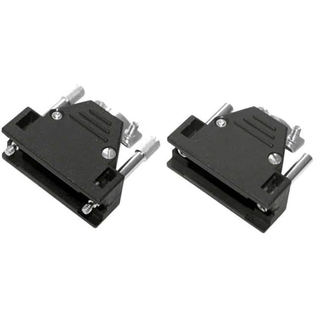 MHED-D37T-K 37 WAY D-SUB HOOD BLACK PLASTIC
