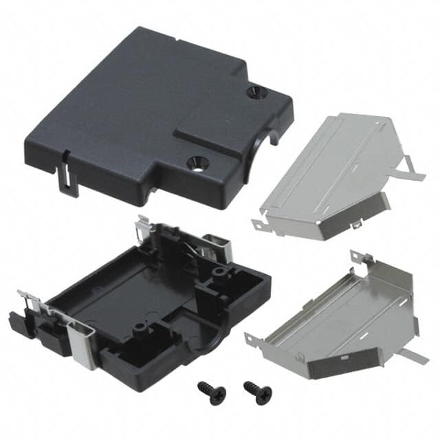 DH-51-CT1B CONN BACKSHELL 51POS 180DEG SHLD