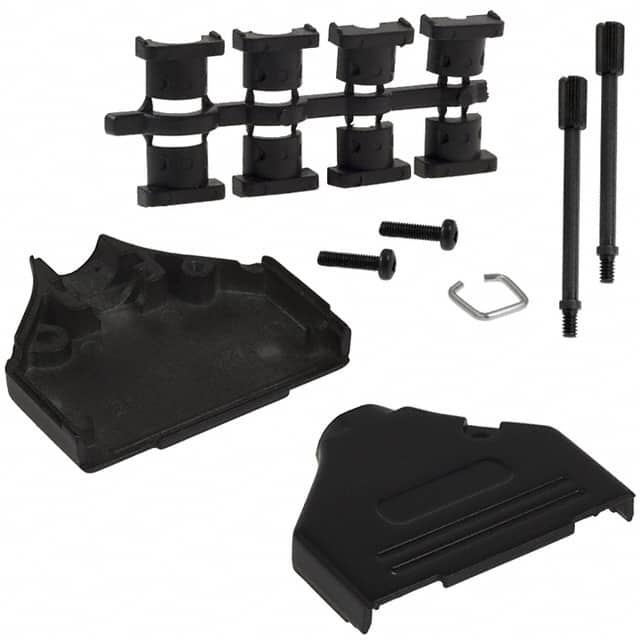970-025-040R011 CONN BACKSHELL 25POS 180DEG SHLD