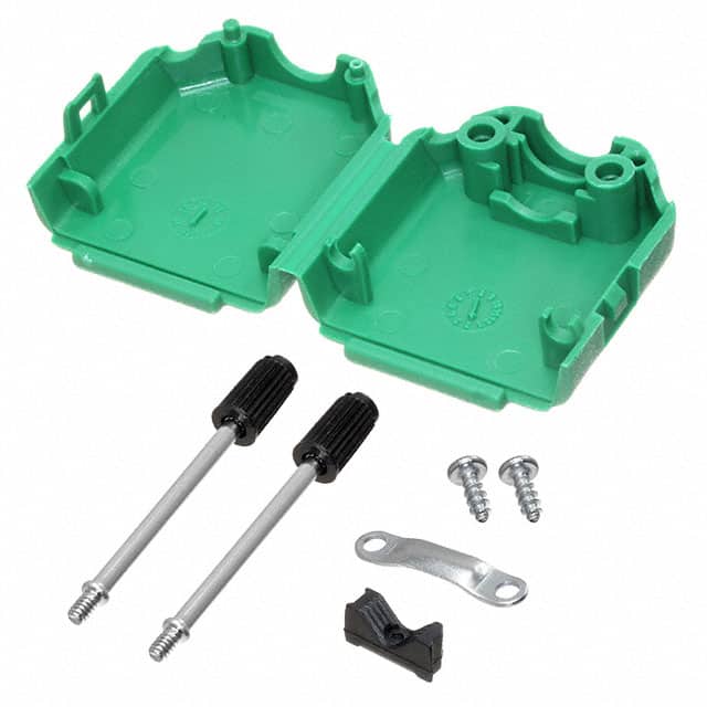 ACOV-SUB-09NB18 CONN BACKSHELL 9POS 180DEG GREEN