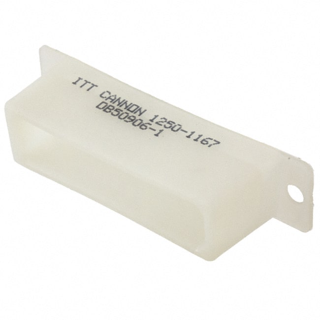 DB509061 CONN POTTING SHELL 25POS WHITE