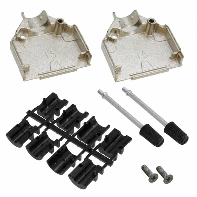 165X02619X CONN BACKSHELL 15POS 180DEG SHLD