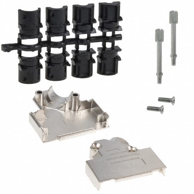 165X02699XE CONN BACKSHELL 15POS 45DEG SHLD