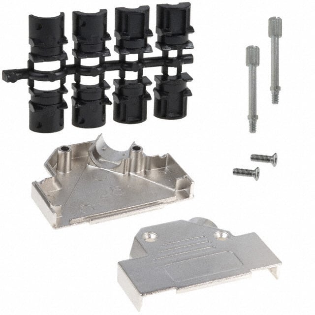 165X02709X CONN BACKSHELL 25POS 45DEG SHLD
