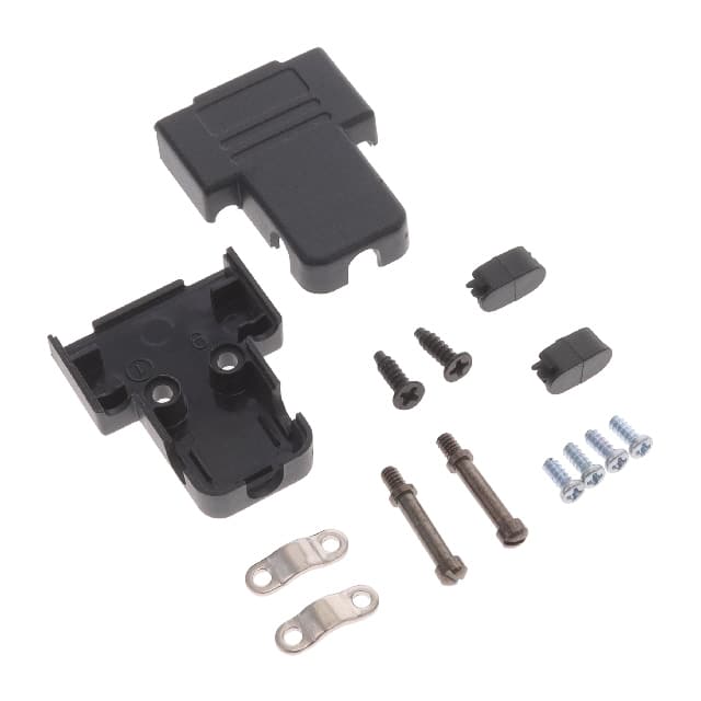 ACOV-SUB-09NB21 CONN BACKSHELL 9POS 180DEG BLACK