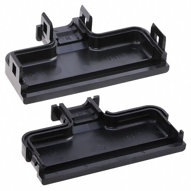 2-552008-1 CONN BACKSHELL 50POS 180DEG BLK