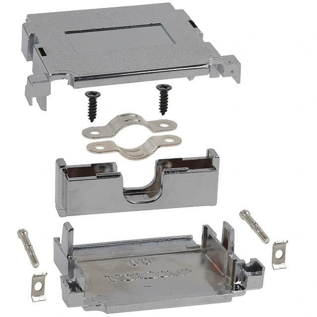 983-050-020-121 CONN BACKSHELL 50POS 180DEG SHLD