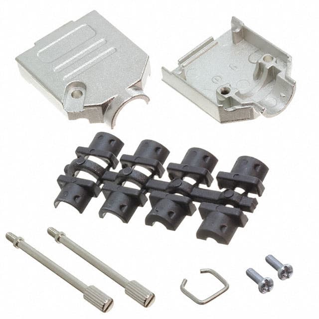 ACOV-SUB-09MB40 CONN BACKSHELL 9POS 180DEG SHLD