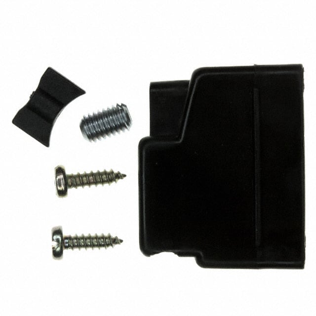 165X10389XE CONN BACKSHELL 9POS 180DEG BLACK