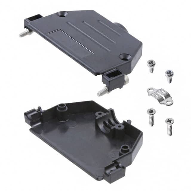 09670370442 CONN BACKSHELL 37POS 180DEG BLK