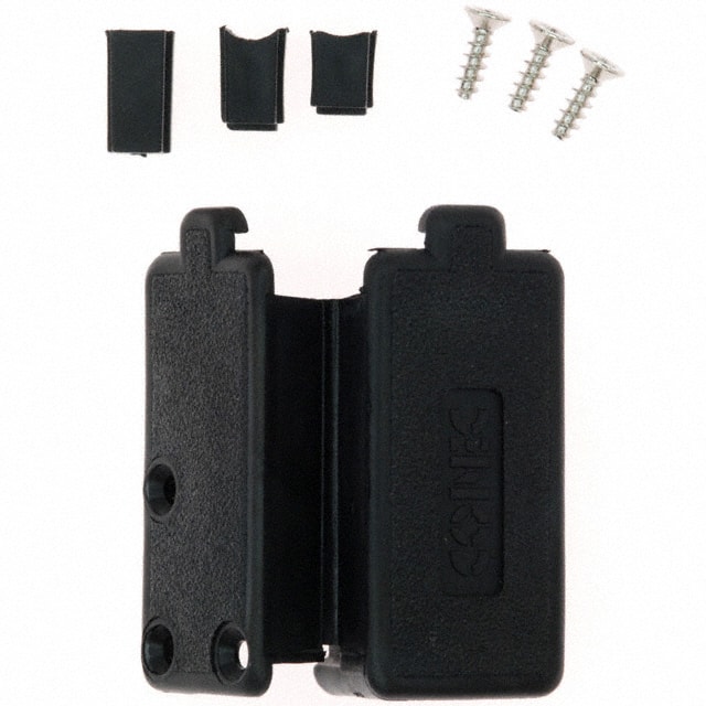 165X13219XE CONN BACKSHELL 9P 90/180DEG BLK