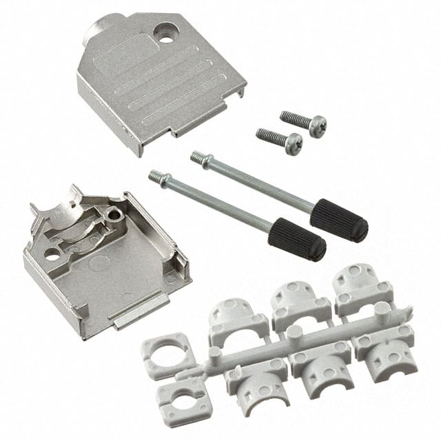 165X02649X CONN BACKSHELL 9POS 180DEG SHLD