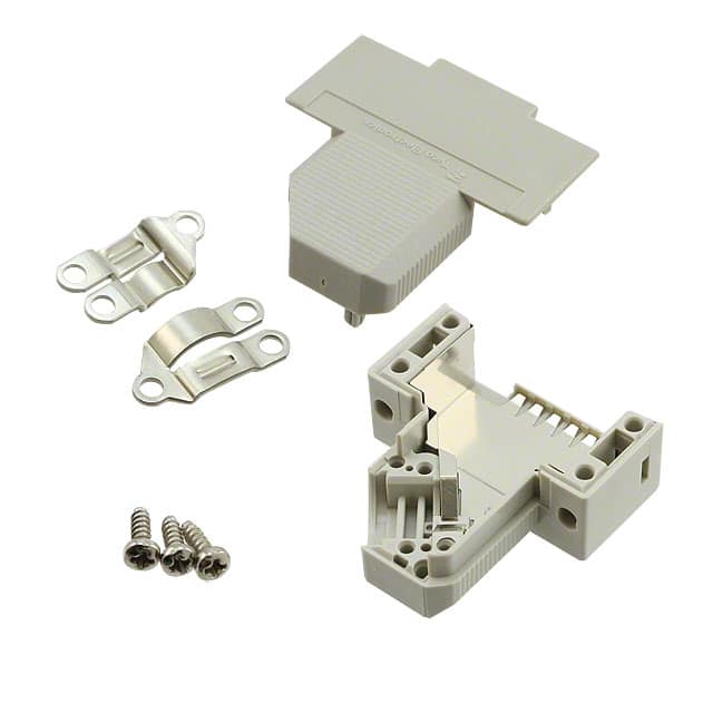 1393738-2 CONN BACKSHELL 15P 37.5DEG SHLD
