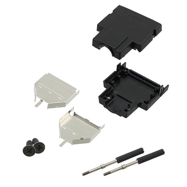 DH-37-CV2B CONN BACKSHELL 37POS 180DEG SHLD