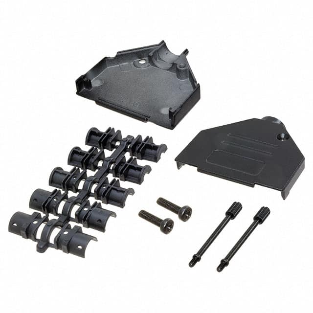 ACOV-SUB-25MB24 CONN BACKSHELL 25POS 180DEG SHLD