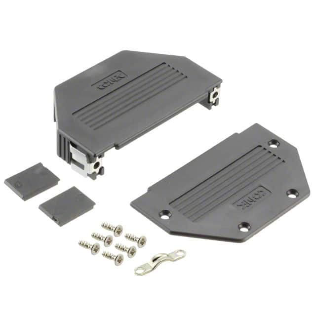 16-001840E CONN BACKSHELL 37P 90/180DEG BLK